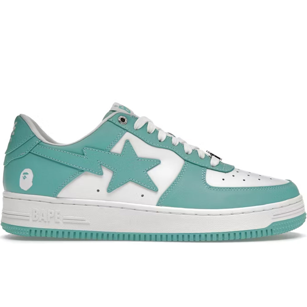 A Bathing Ape Bape Sta Low White Green