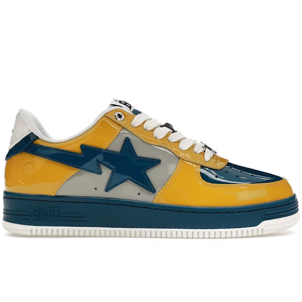 A Bathing Ape Bape Sta Low Nostalgic Blue Yellow