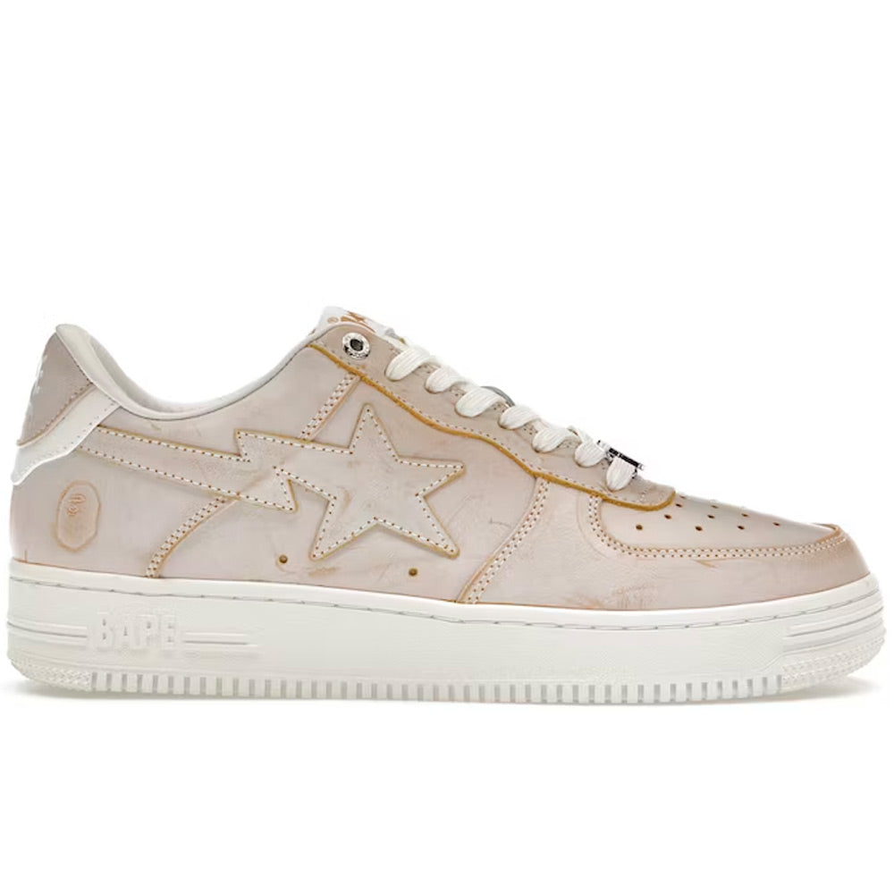 A Bathing Ape Bape Sta Low Away Paint Beige