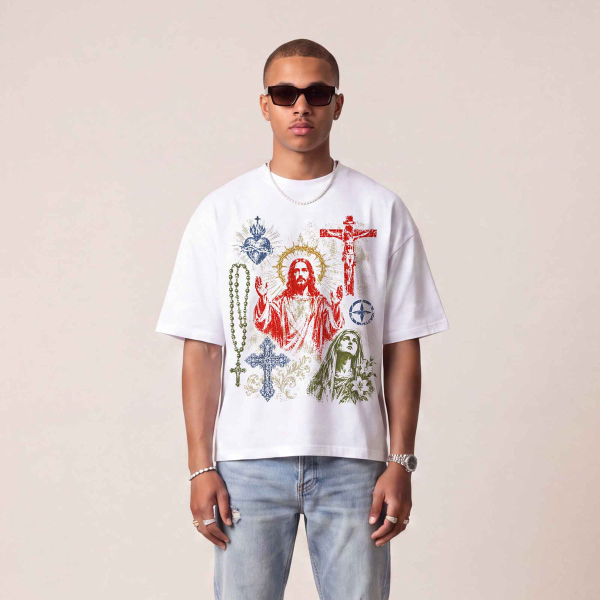 Crosses Boxy Tee