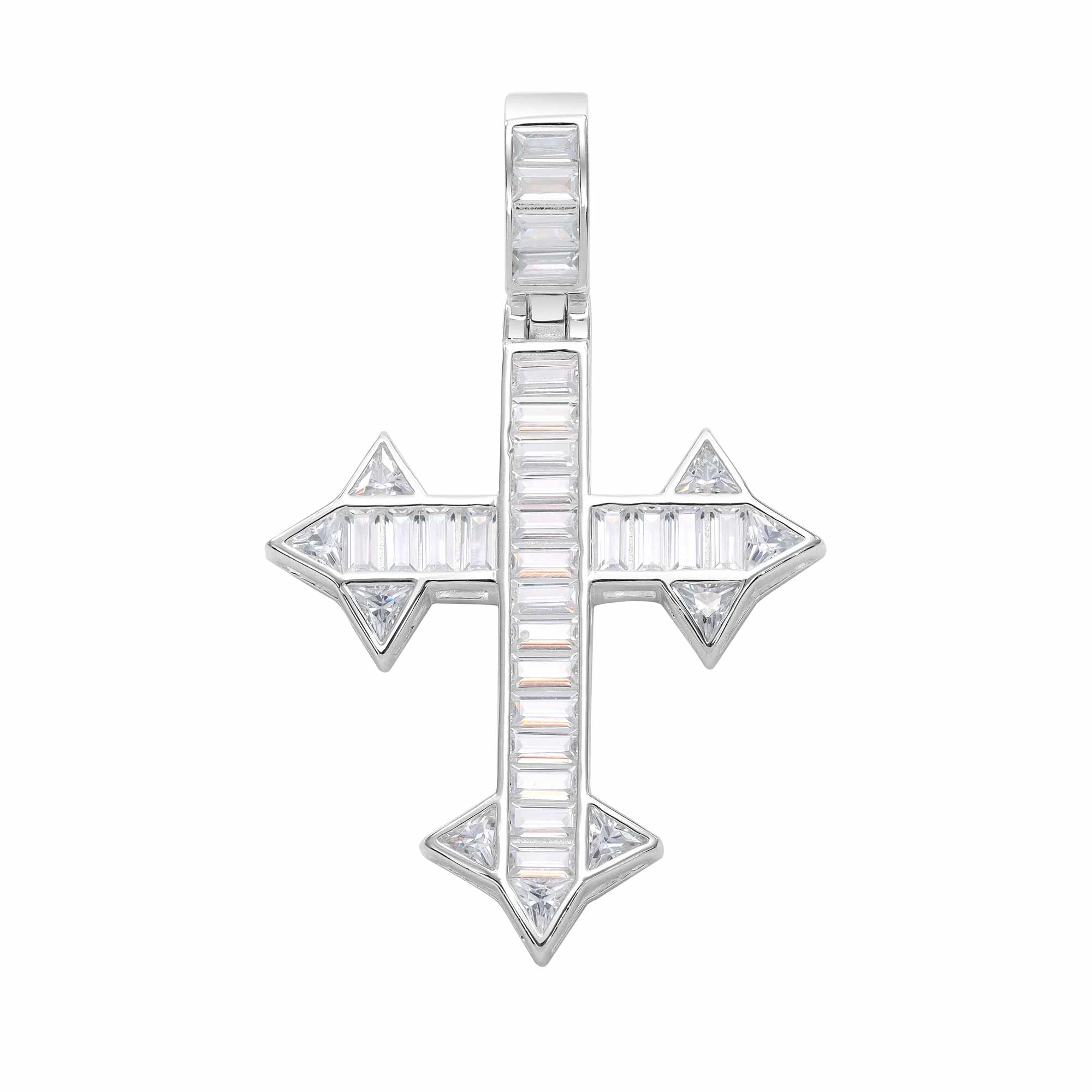 Iced Out Kruez Anhänger