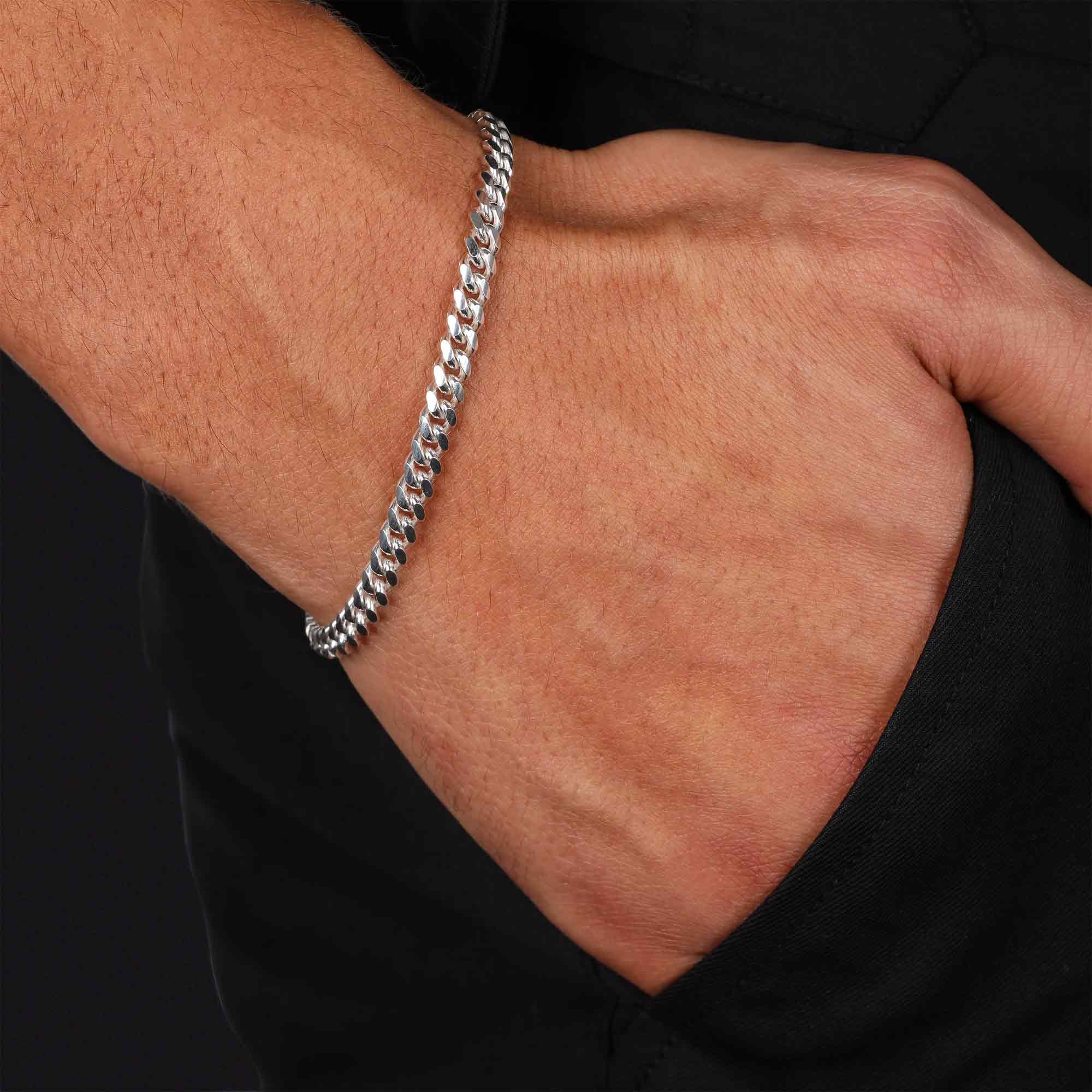 Miami Cuban Link Armband 5mm