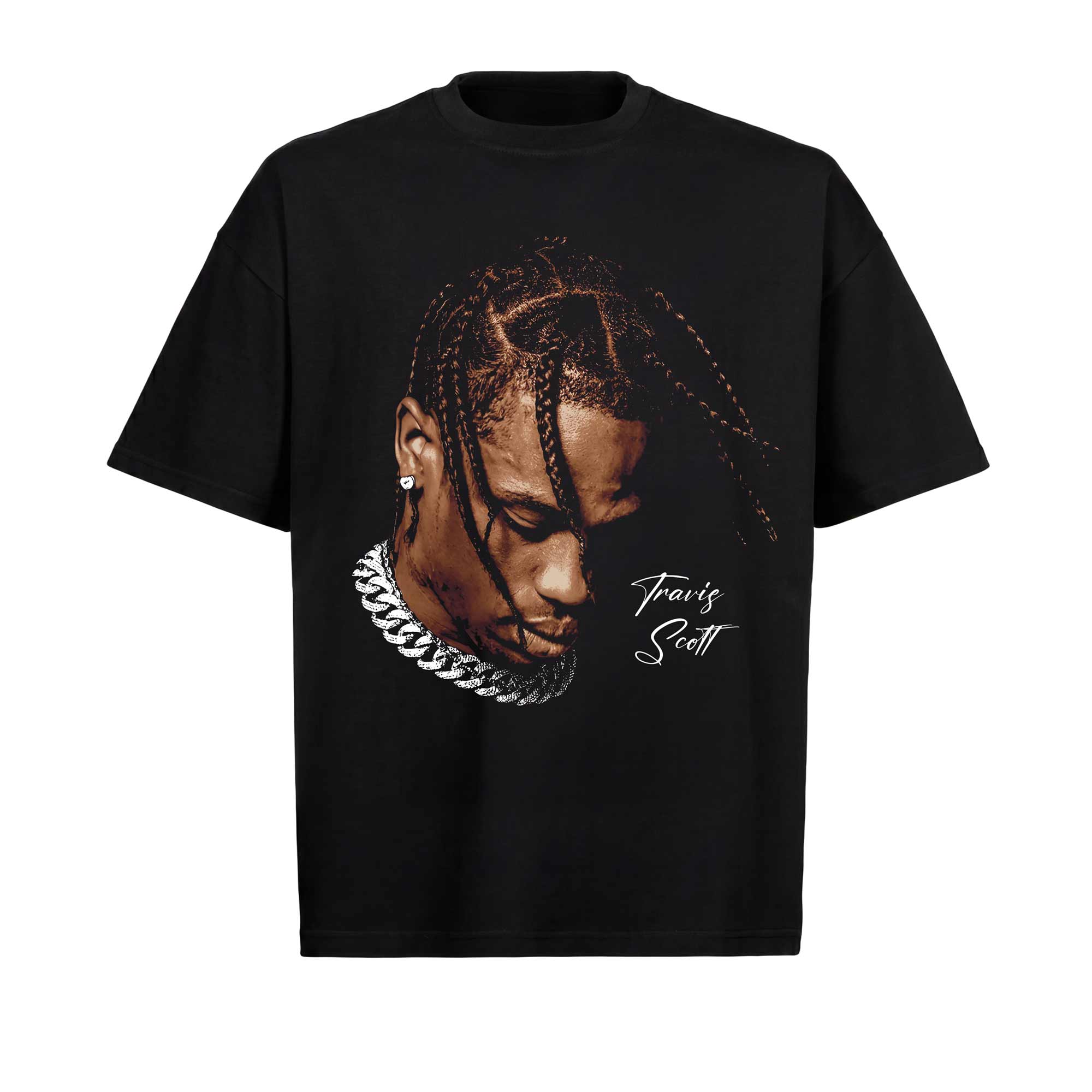 Travis Big Face Boxy Tee