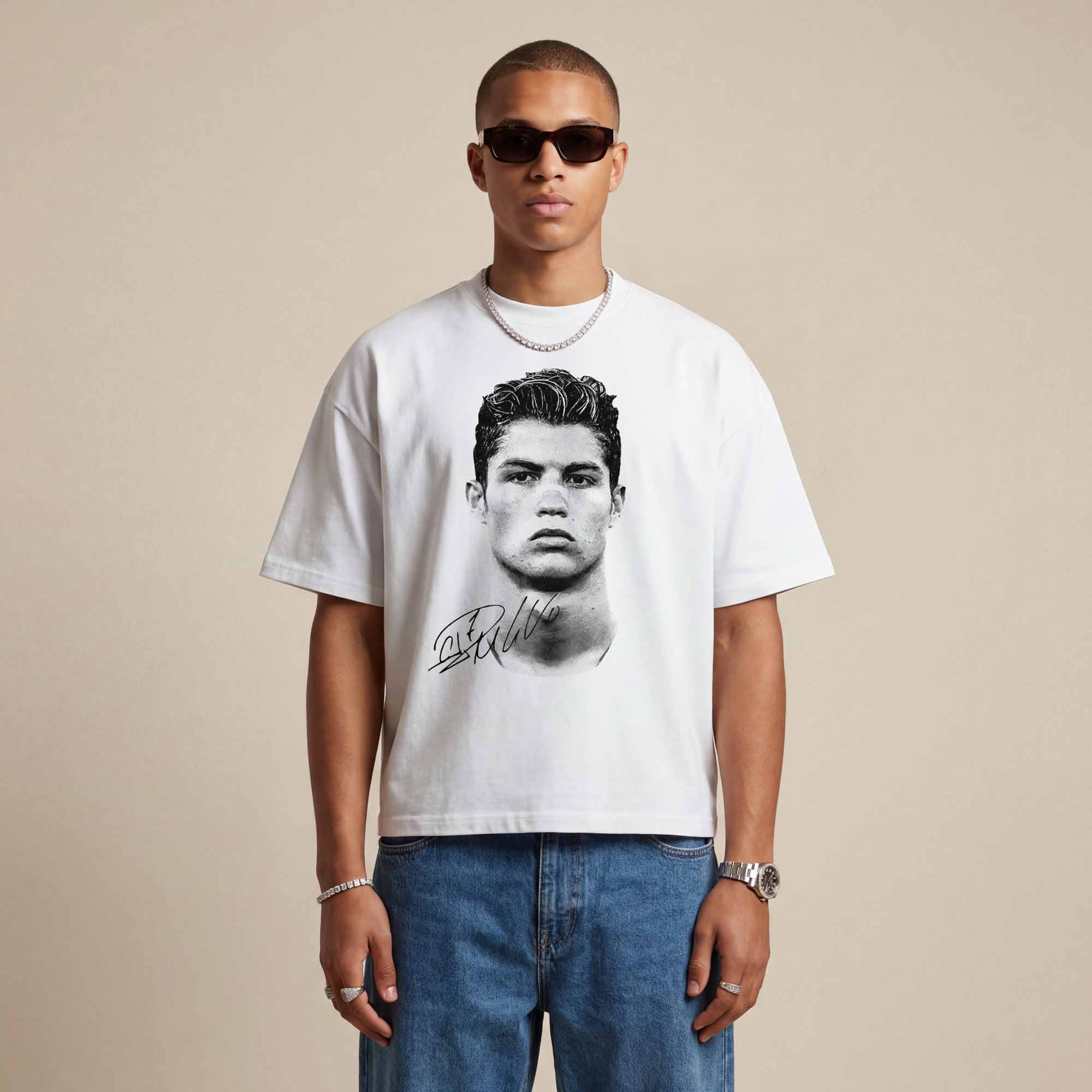 Ronaldo Big Head Boxy T-Shirt