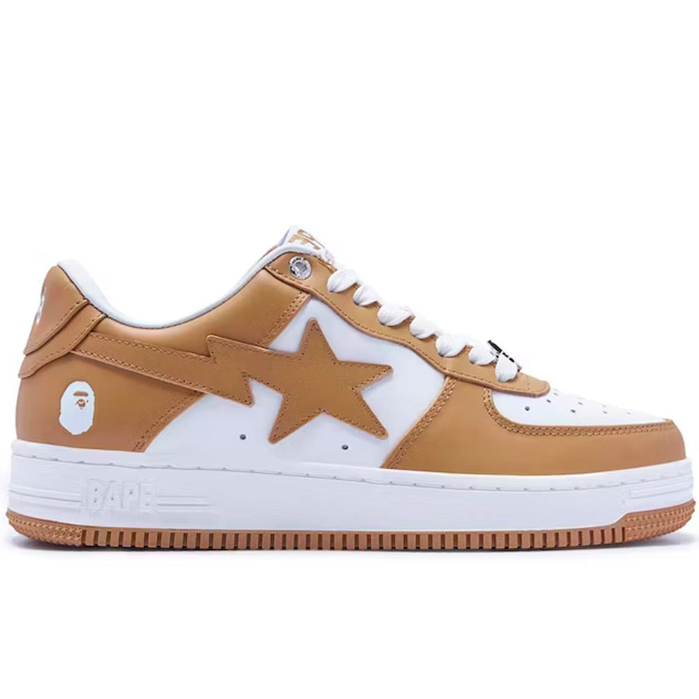 A Bathing Ape Bape Sta Low White Beige