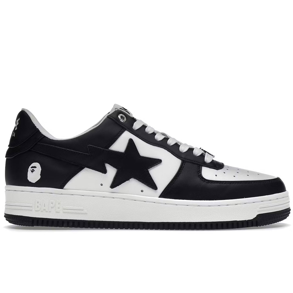 A Bathing Ape Bape Sta Low Black White