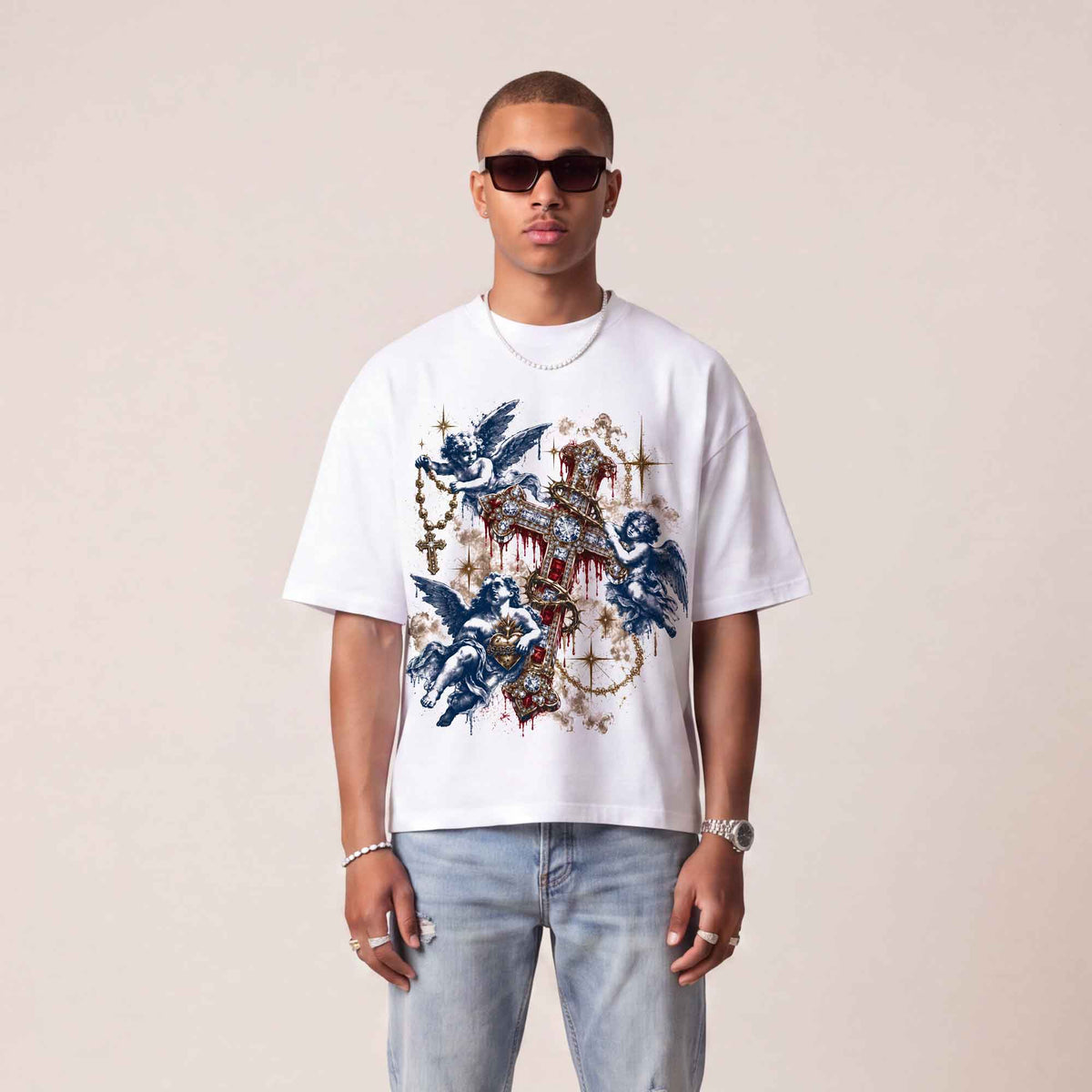 Iced Angels Boxy Tee