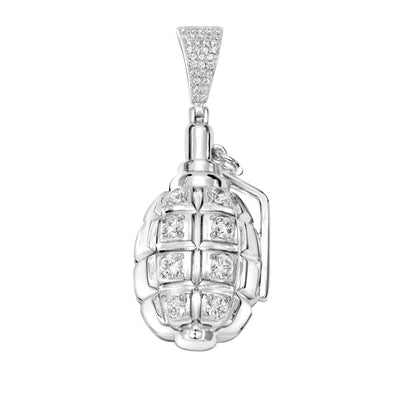 Iced Out Granade Anhänger