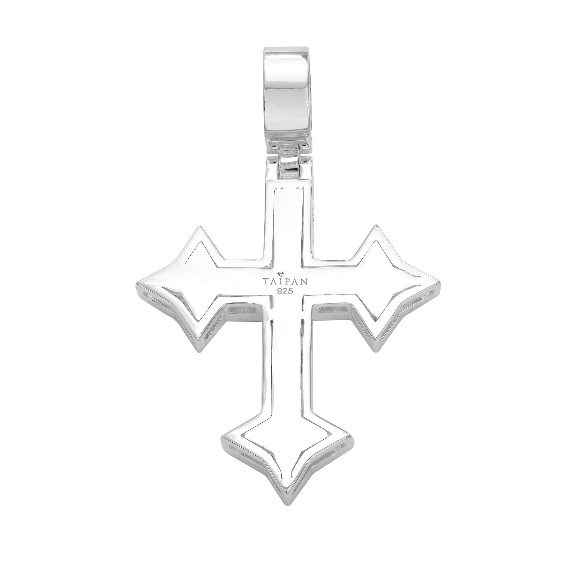 Iced Out Kruez Anhänger