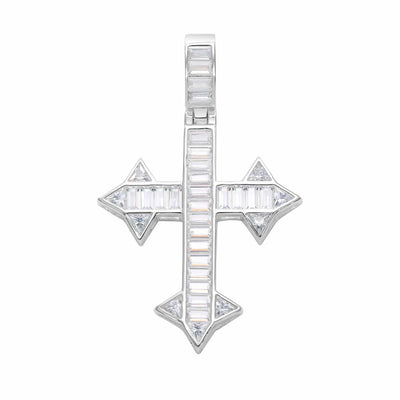 Iced Out Kruez Anhänger