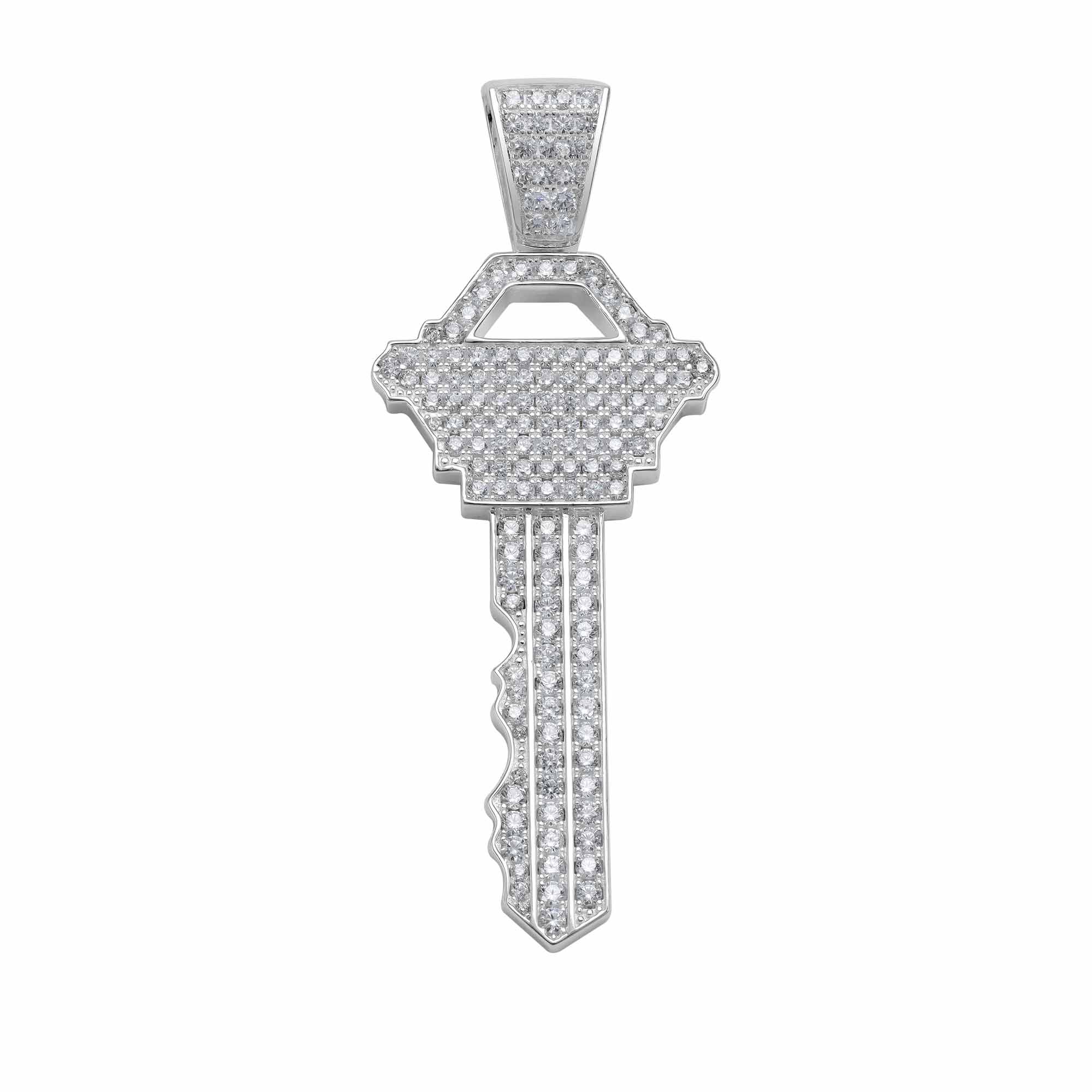 Iced Out Schlüssel Anhänger