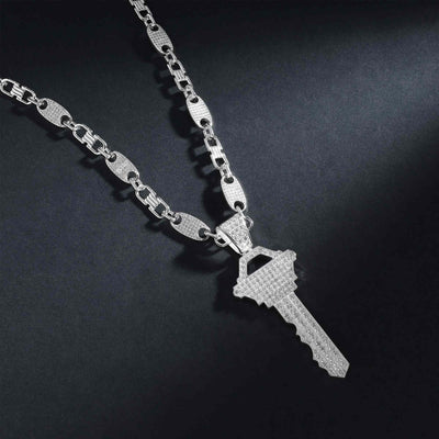 Iced Out Schlüssel Anhänger