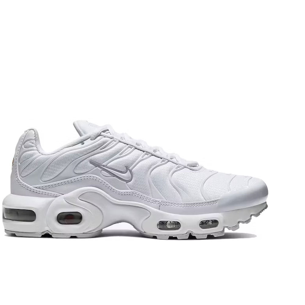 Nike Air Max Plus White Metallic Silver (GS)