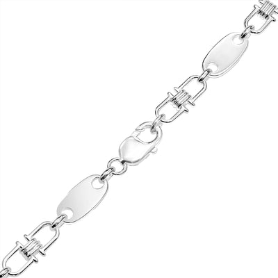 Plattensteigbügelkette 10mm