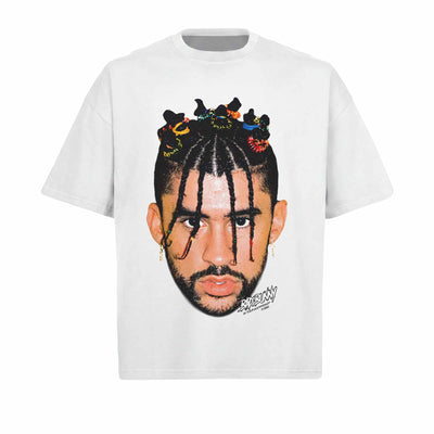 Bad Bunny Big Face Boxy Tee