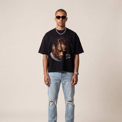 Travis Big Face Boxy Tee